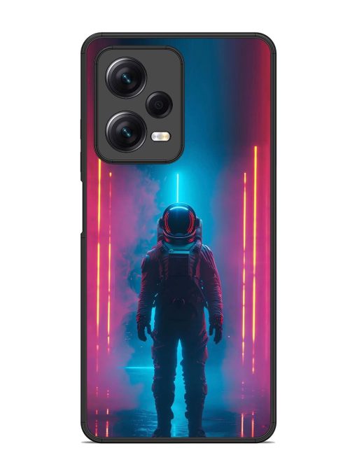 Neon Astronaut Glossy Soft Edge Case for Xiaomi Redmi Note 12 Pro (5G) Chachhi