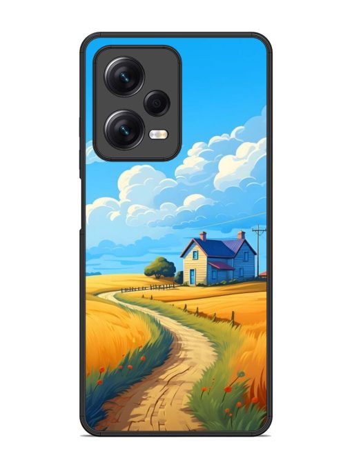 Countryside Cottage Glossy Soft Edge Case for Xiaomi Redmi Note 12 Pro (5G) Chachhi