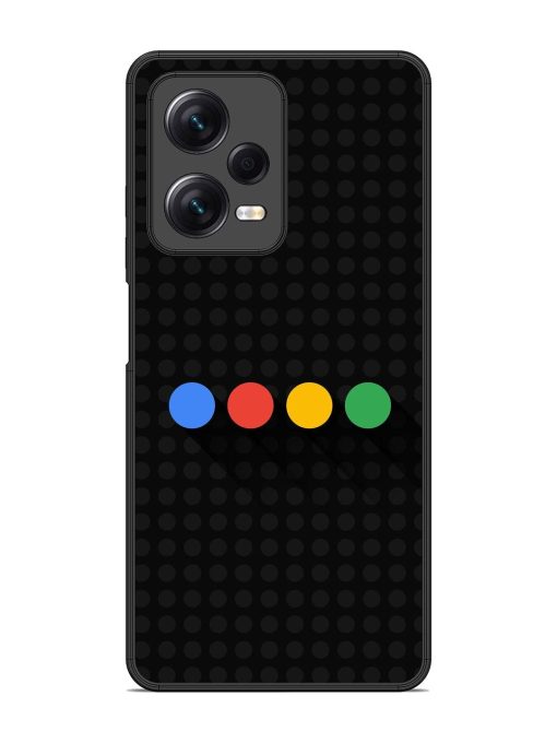 Google Dots Glossy Soft Edge Case for Xiaomi Redmi Note 12 Pro (5G) Chachhi