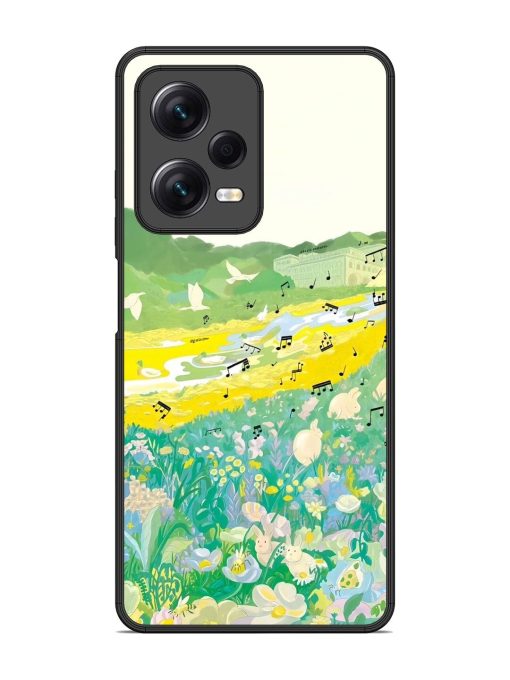 Melody In Bloom Glossy Soft Edge Case for Xiaomi Redmi Note 12 Pro (5G) Chachhi