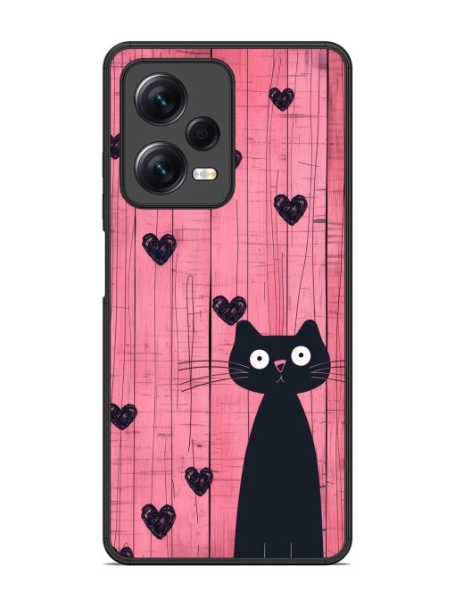 Feline Valentine'S Day Glossy Soft Edge Case for Xiaomi Redmi Note 12 Pro (5G) Chachhi