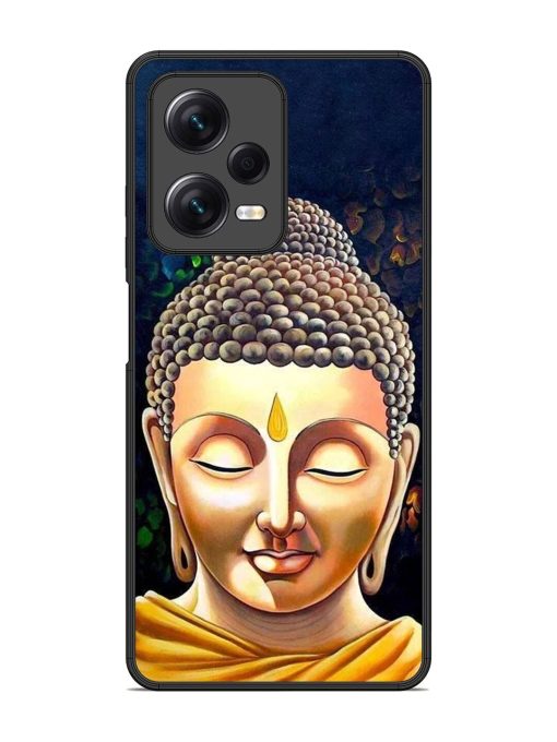 Buddha Face Glossy Soft Edge Case for Xiaomi Redmi Note 12 Pro (5G) Chachhi