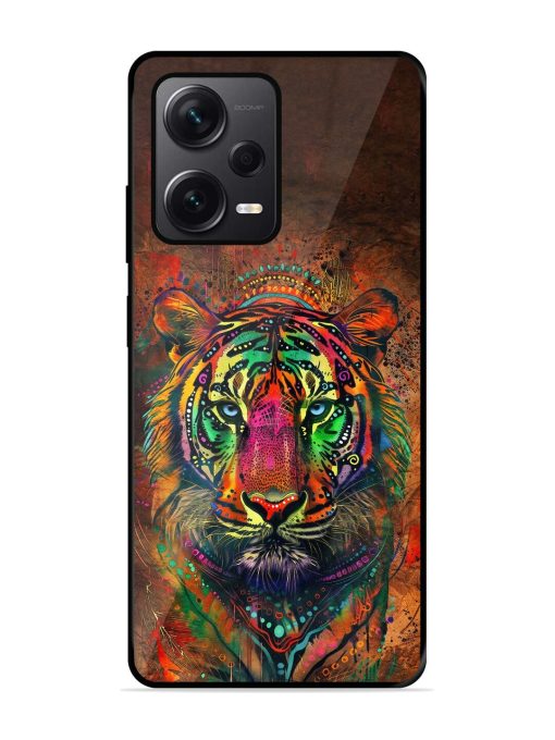 Cosmic Tiger Glossy Soft Edge Case for Xiaomi Redmi Note 12 Pro Plus (5G) Chachhi