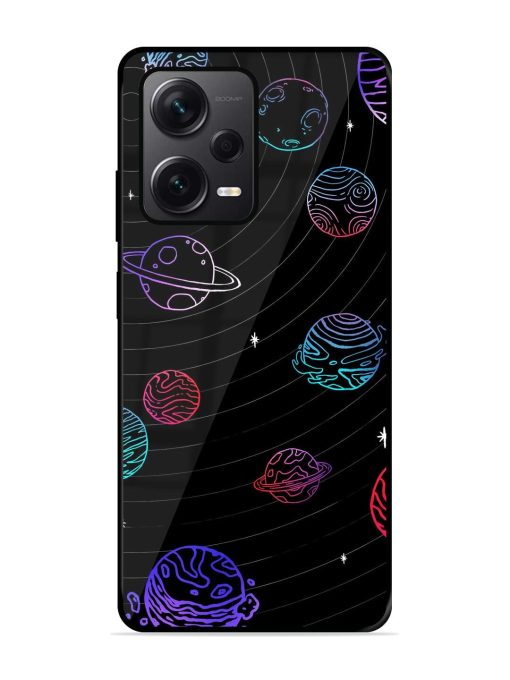 Cosmic Ballet Glossy Soft Edge Case for Xiaomi Redmi Note 12 Pro Plus (5G) Chachhi