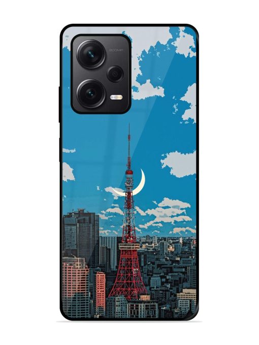 Tokyo Twilight Glossy Soft Edge Case for Xiaomi Redmi Note 12 Pro Plus (5G) Chachhi