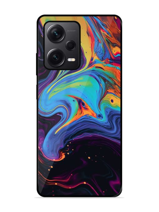 Liquid Dreamscape Glossy Soft Edge Case for Xiaomi Redmi Note 12 Pro Plus (5G) Chachhi