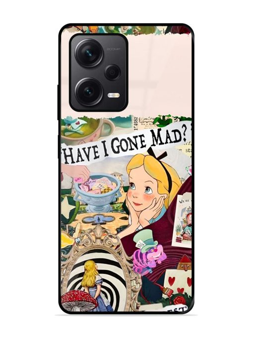 Mad Hatter'S Collage Glossy Soft Edge Case for Xiaomi Redmi Note 12 Pro Plus (5G)