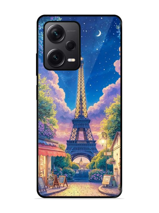 Twilight In Paris Glossy Soft Edge Case for Xiaomi Redmi Note 12 Pro Plus (5G) Chachhi