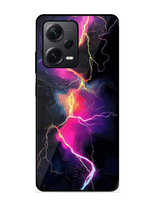 Electric Dreams Glossy Soft Edge Case for Xiaomi Redmi Note 12 Pro Plus (5G) Chachhi