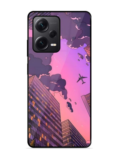 Urban Twilight Glossy Soft Edge Case for Xiaomi Redmi Note 12 Pro Plus (5G) Chachhi