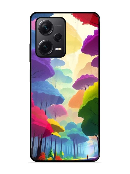 Rainbow Road Glossy Soft Edge Case for Xiaomi Redmi Note 12 Pro Plus (5G) Chachhi