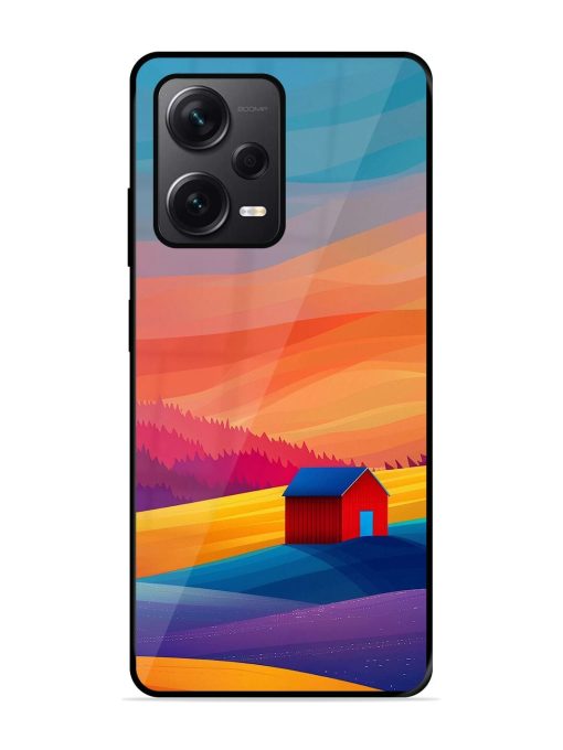 Sunset Solitude Glossy Soft Edge Case for Xiaomi Redmi Note 12 Pro Plus (5G) Chachhi