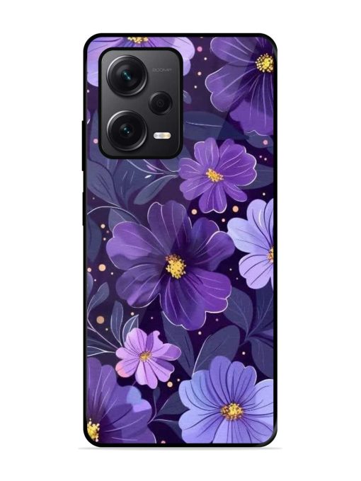 Purple Paradise Glossy Soft Edge Case for Xiaomi Redmi Note 12 Pro Plus (5G) Chachhi