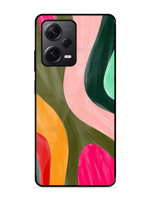 Wavy Wonderland Glossy Soft Edge Case for Xiaomi Redmi Note 12 Pro Plus (5G) Chachhi