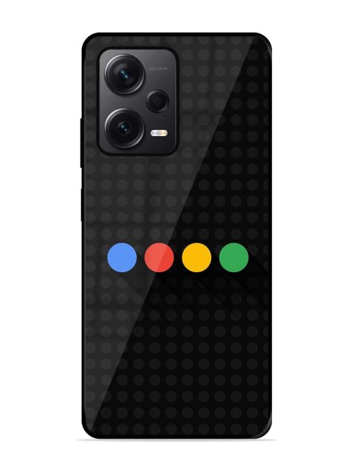 Google Dots Glossy Soft Edge Case for Xiaomi Redmi Note 12 Pro Plus (5G) Chachhi