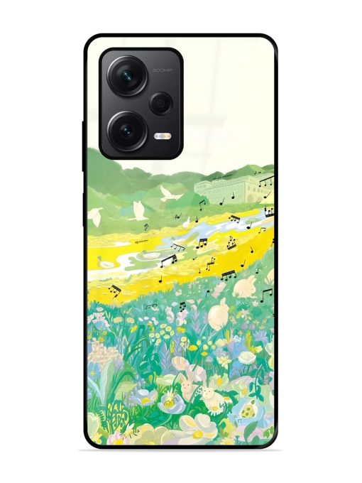 Melody In Bloom Glossy Soft Edge Case for Xiaomi Redmi Note 12 Pro Plus (5G) Chachhi