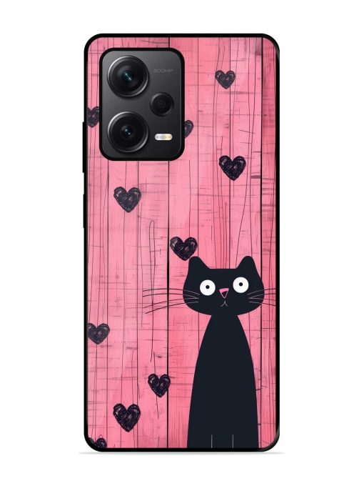 Feline Valentine'S Day Glossy Soft Edge Case for Xiaomi Redmi Note 12 Pro Plus (5G) Chachhi