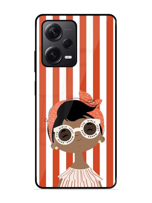 Girls Just Wanna Have Fun Glossy Soft Edge Case for Xiaomi Redmi Note 12 Pro Plus (5G) Chachhi