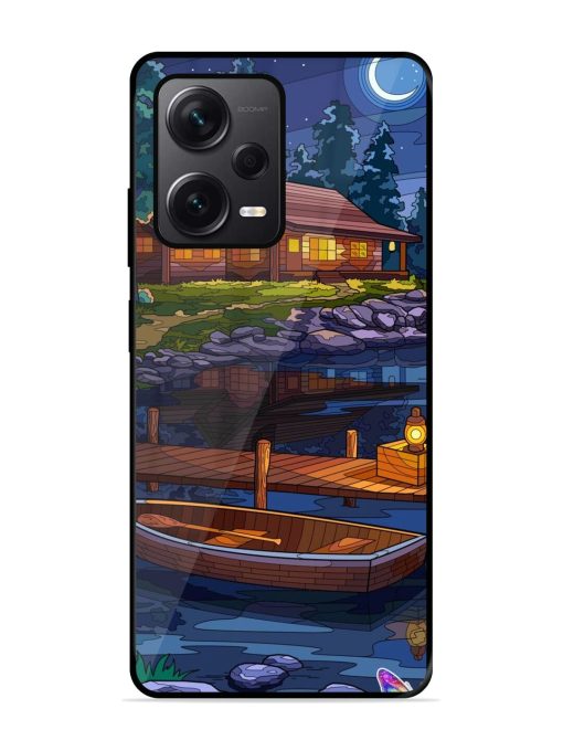 Moonlit Serenity Glossy Soft Edge Case for Xiaomi Redmi Note 12 Pro Plus (5G) Chachhi