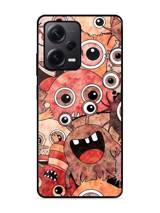 Monster Mash Glossy Soft Edge Case for Xiaomi Redmi Note 12 Pro Plus (5G) Chachhi