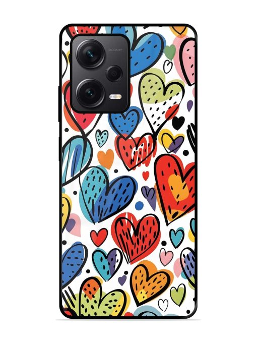 Heartfelt Harmony Glossy Soft Edge Case for Xiaomi Redmi Note 12 Pro Plus (5G) Chachhi