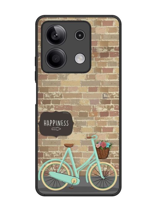 Pedaling Towards Happiness Glossy Soft Edge Case for Xiaomi Redmi Note 13 (5G) Chachhi