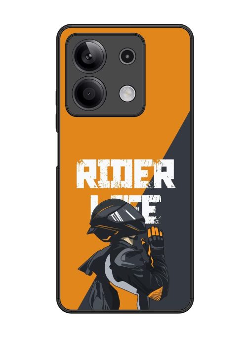 Ride Never Ends Glossy Soft Edge Case for Xiaomi Redmi Note 13 (5G) Chachhi