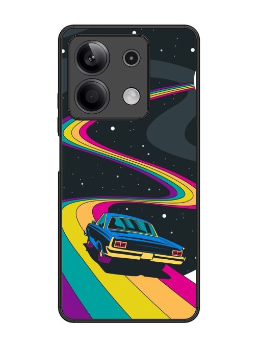 Rainbow Road Glossy Soft Edge Case for Xiaomi Redmi Note 13 (5G) Chachhi