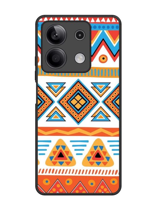 Vibrant Tribal Pattern Glossy Soft Edge Case for Xiaomi Redmi Note 13 (5G) Chachhi