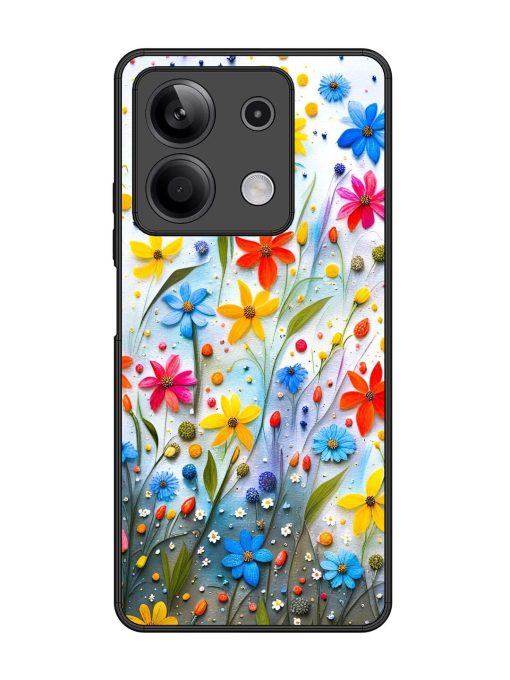 Vibrant Floral Glossy Soft Edge Case for Xiaomi Redmi Note 13 (5G) Chachhi