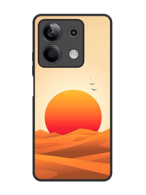 Desert Sunset Glossy Soft Edge Case for Xiaomi Redmi Note 13 (5G) Chachhi