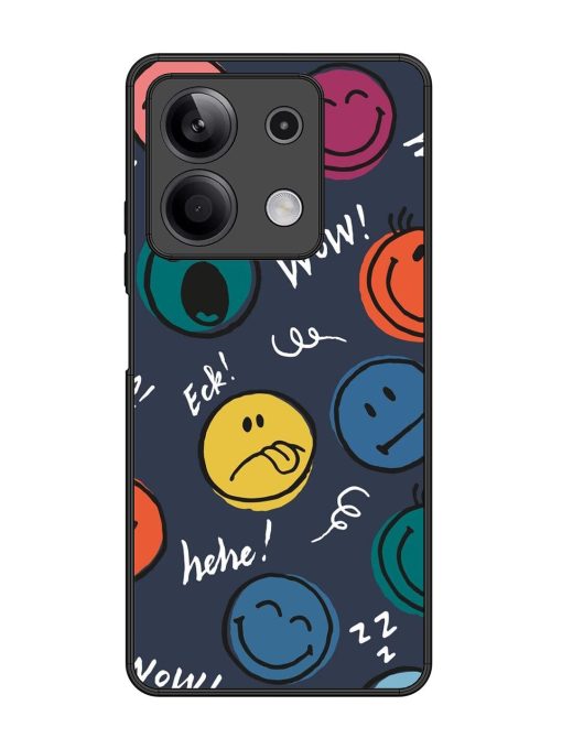 Emoticon Parade Glossy Soft Edge Case for Xiaomi Redmi Note 13 (5G) Chachhi