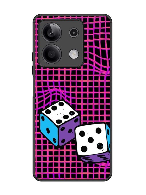 Glitched Dice Glossy Soft Edge Case for Xiaomi Redmi Note 13 (5G) Chachhi