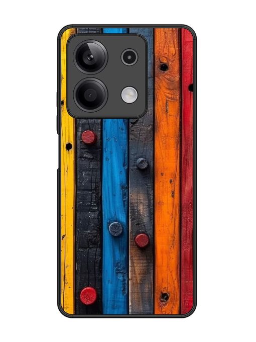 Rainbow Plank Glossy Soft Edge Case for Xiaomi Redmi Note 13 (5G) Chachhi