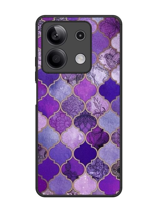 Purple Mosaic Magic Glossy Soft Edge Case for Xiaomi Redmi Note 13 (5G)