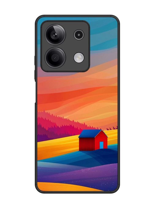 Sunset Solitude Glossy Soft Edge Case for Xiaomi Redmi Note 13 (5G) Chachhi