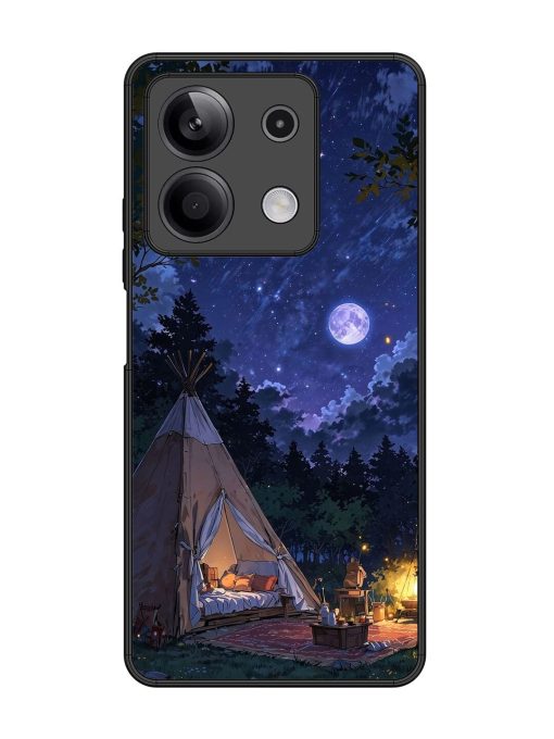 Moonlight Camping Glossy Soft Edge Case for Xiaomi Redmi Note 13 (5G) Chachhi