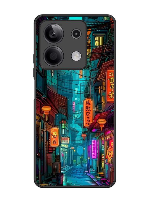 Neon Nightscape Glossy Soft Edge Case for Xiaomi Redmi Note 13 (5G) Chachhi