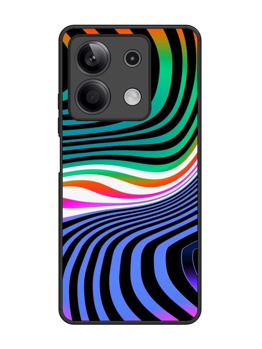 Psychedelic Waves Glossy Soft Edge Case for Xiaomi Redmi Note 13 (5G) Chachhi