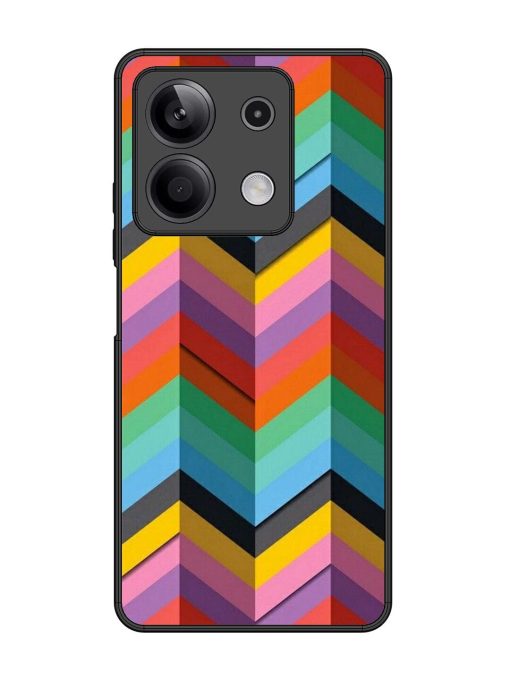 Colorful Zigzag Glossy Soft Edge Case for Xiaomi Redmi Note 13 (5G) Chachhi