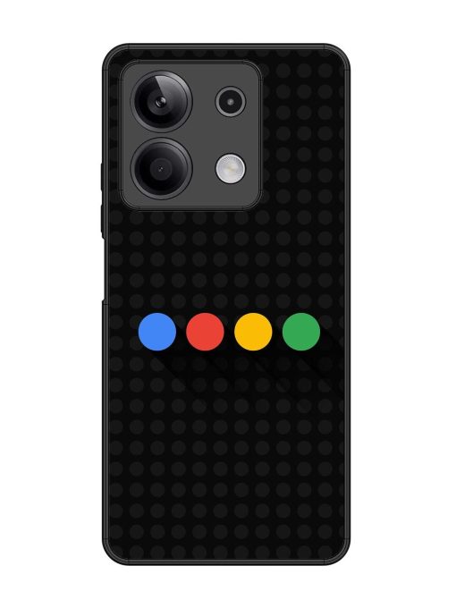 Google Dots Glossy Soft Edge Case for Xiaomi Redmi Note 13 (5G) Chachhi