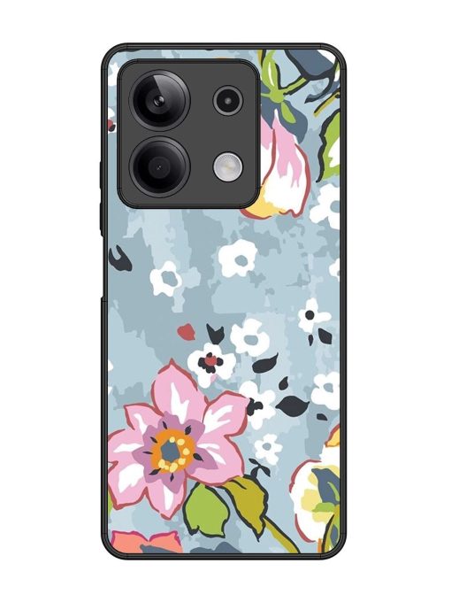 Floral Fantasy Glossy Soft Edge Case for Xiaomi Redmi Note 13 (5G) Chachhi