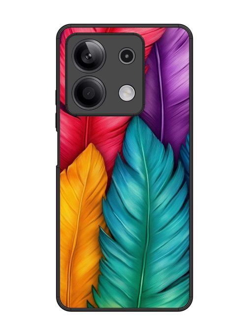 Rainbow Feathers Glossy Soft Edge Case for Xiaomi Redmi Note 13 (5G)