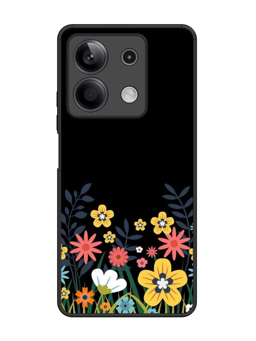 Floral Night Sky Glossy Soft Edge Case for Xiaomi Redmi Note 13 (5G) Chachhi