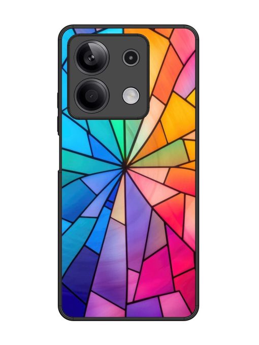 Stained Glass Kaleidoscope Of Colors Glossy Soft Edge Case for Xiaomi Redmi Note 13 (5G)