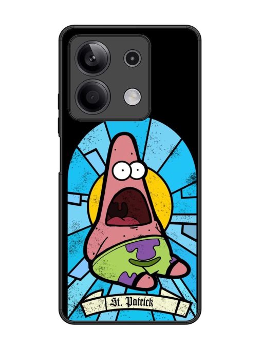 St. Patrick'S Day Stained Glass Patrick Star Glossy Soft Edge Case for Xiaomi Redmi Note 13 (5G) Chachhi