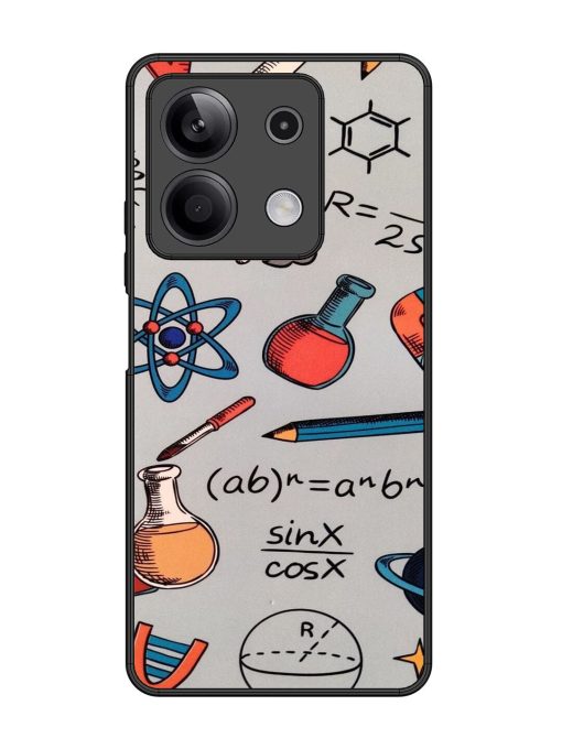 Science Doodle Delight Glossy Soft Edge Case for Xiaomi Redmi Note 13 (5G) Chachhi