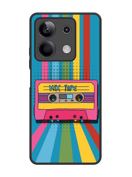 Retro Cassette Tapes Glossy Soft Edge Case for Xiaomi Redmi Note 13 (5G) Chachhi