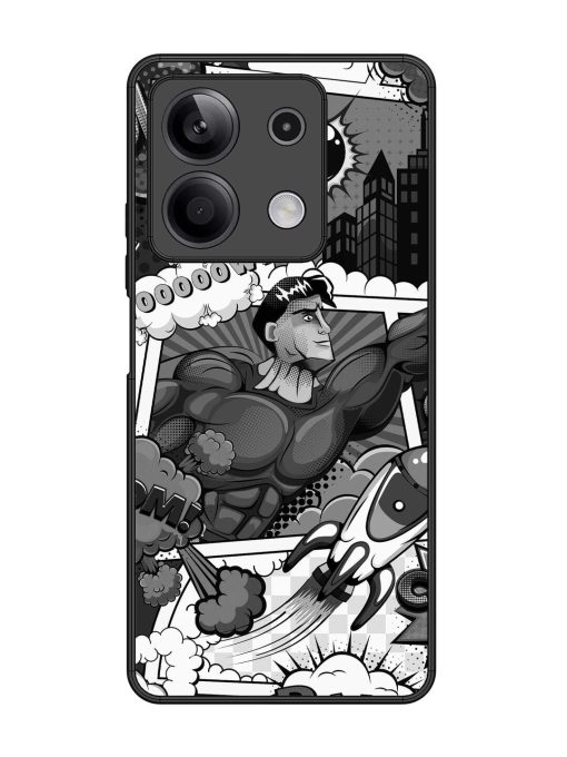 Comic Book Chaos Glossy Soft Edge Case for Xiaomi Redmi Note 13 (5G) Chachhi