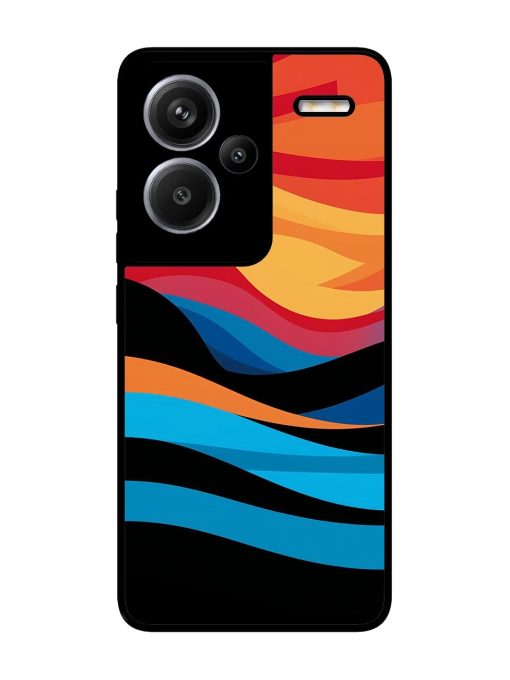 Blazing Currents Glossy Soft Edge Case for Xiaomi Redmi Note 13 Pro Plus (5G) Chachhi